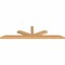Ekena Millwork Saratoga Smooth Timber Gable Bracket, Western Red Cedar, 84"W x 21"H x 3 1/2"D x 3 1/2"F, 6/12 Pitch GBW084X21X0404SAR00SWR - alternate 4